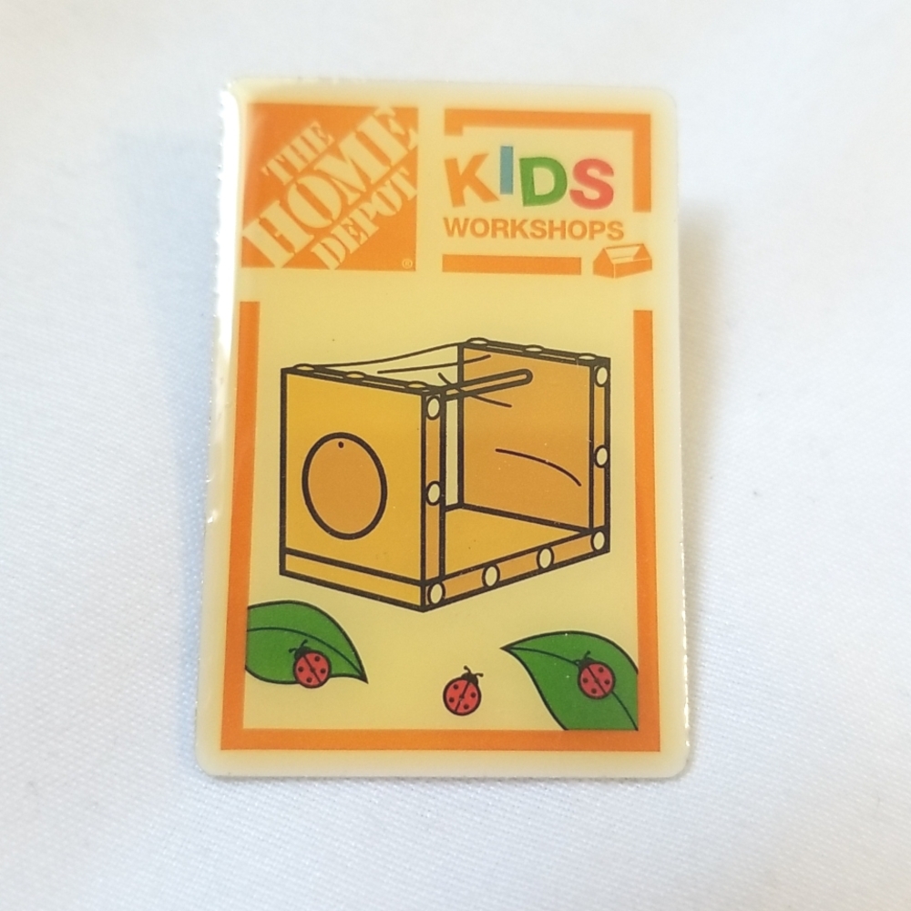 New Home Depot Kids Workshop Pin